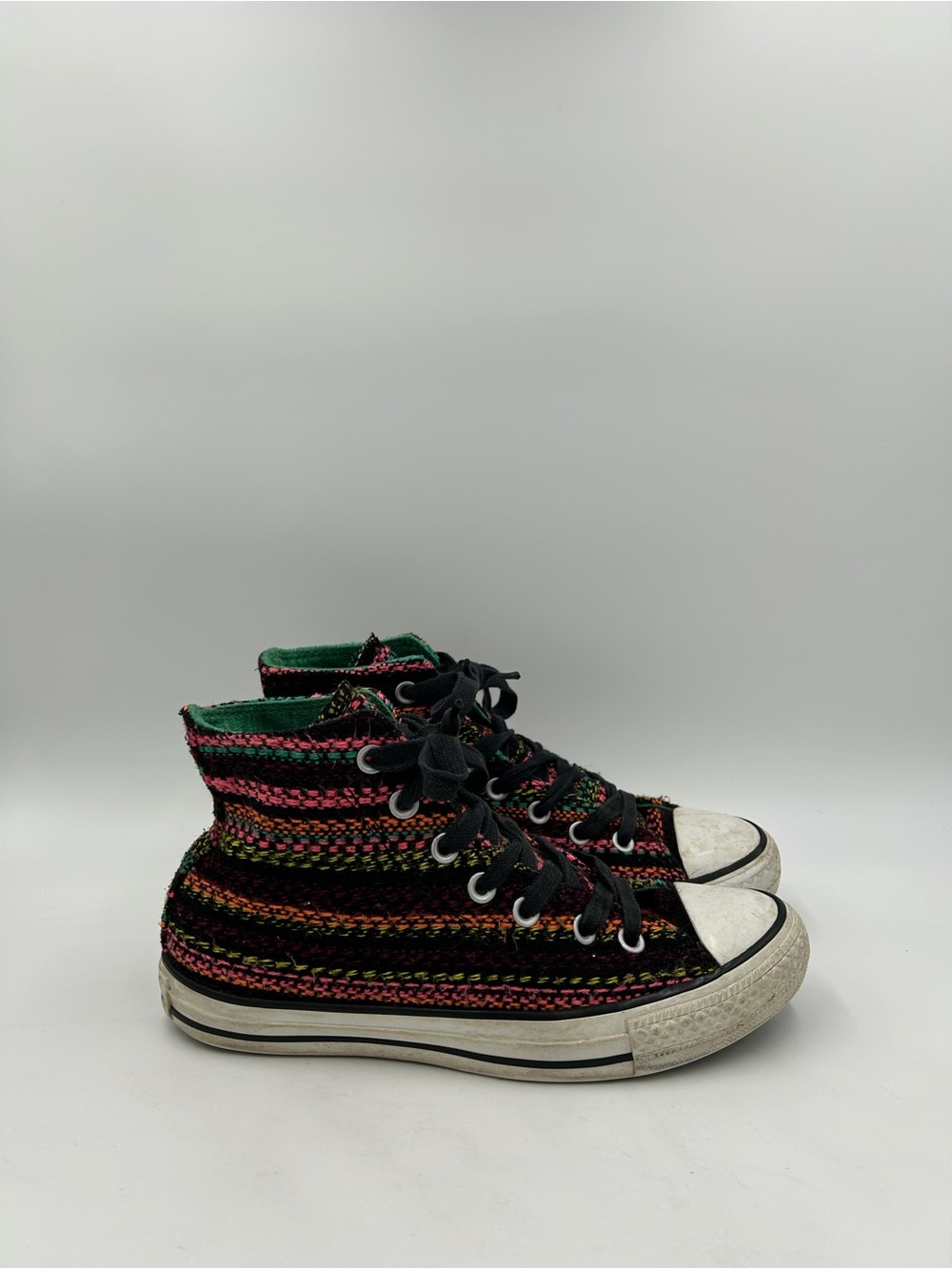 Converse Chuck Taylor All Stars Crochet High Top Shoes Sneakers Kids Size 5 US